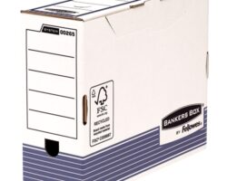 Fellowes Bankers Box Caja de Archivo Definitivo 100mm A4 - Montaje Automatico Fastfold - Carton Reciclado Certificacion FSC