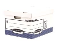 Fellowes Bankers Box Contenedor de Archivos Folio - Montaje Automatico Fastfold - Carton Reciclado Certificacion FSC