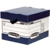 Fellowes Bankers Box Contenedor de Archivos con Asas Ergonomicas Ergo Box - Montaje Automatico Fastfold - Carton Reciclado Certificacion FSC