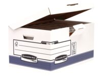 1141501_2 Fellowes Bankers Box Maxi Contenedor de Archivos - Tapa Fija - Montaje Automatico Fastfold - Carton Reciclado Certificacion FSC