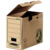 Fellowes Bankers Box Earth Caja de Archivo Definitivo A4 150mm - Montaje Manual - Carton Reciclado Certificacion FSC - Color Marron