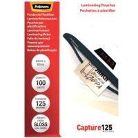 5306702_2 Fellowes Apex Pack de 125 Fundas para Plastificar Tarjetas (125 Micras) – 65 x 95 mm Brillo