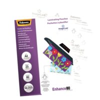 5396205_3 Fellowes Pack de 25 Fundas para Plastificar Brillo A4 - 80 Micras - Alta Calidad - Transparente