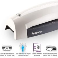 5715601_2 Fellowes Lunar A4 Plastificadora - Calentamiento en 4 Minutos - Grueso Bolsa 125 Micras