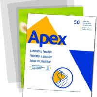 Apex Pack de 100 Fundas para Plastificar A3 - 125 Micras - Acabado Alta Calidad - Transparente