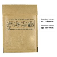 7375101_2 Fellowes Bankers Box Nº11 Pack de 10 Bolsas de Burbujas Acolchadas 110x160 mm