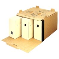 Fellowes Loeffs Pack de 15 Contenedores de Archivos Jumbo Plus - Color Marron