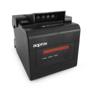 Approx Impresora Termica de Ticket - Alarma de Impresion - Resolucion 203dpi - Velocidad 300mm/s - USB, RJ-11, RS232, LAN - Auto-Corte y Corte Manual