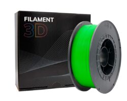Filamento 3D PLA - Diametro 1.75mm - Bobina 1kg - Color Verde Fluorescente