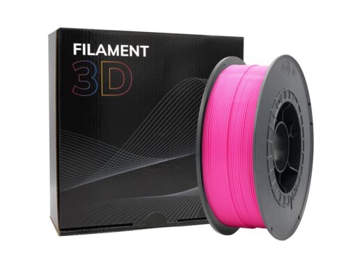 PLA-FluorPink Filamento 3D PLA - Diametro 1.75mm - Bobina 1kg - Color Rosa Fluorescente