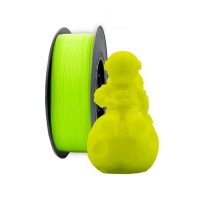 filamento-pla-amarillo-fluorescente-1-75mm-1kg Bobina de filamento PLA Amarillo Fluorescente de 1.75mm y 1kg para impresora 3D, material termoplástico ecológico de gran rigidez y tono flúor ultrabrillante uniforme.