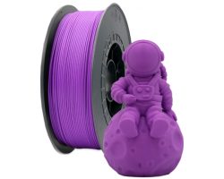 filamento-pla-morado-1-75mm-1kg Bobina de filamento PLA Morado de 1.75mm y 1kg para impresora 3D, material termoplástico ecológico de gran rigidez y tono morado intenso uniforme.
