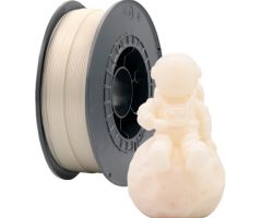 Bobina de filamento PLA Nacar de 1.75mm y 1kg para impresora 3D, material termoplástico ecológico de gran rigidez y acabado perlado uniforme.