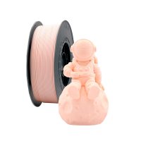 filamento-pla-rosa-pastel-1-75mm-1kg Bobina de filamento PLA Rosa Pastel de 1.75mm y 1kg para impresora 3D, material termoplástico ecológico de gran rigidez y tono rosa claro uniforme.