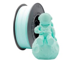 filamento-pla-turquesa-claro-1-75mm-1kg Bobina de filamento PLA Turquesa Claro de 1.75mm y 1kg para impresora 3D, material termoplástico ecológico de gran rigidez y tono turquesa suave uniforme.