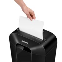 Fellowes LX70 Destructora de Papel Manual Corte en Particulas - Destruye hasta 11 Hojas - 18L