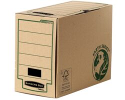 Caja de archivo definitivo de cartón reciclado Fellowes Bankers Box Earth con lomo de 150mm para oficina