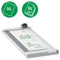 Leitz Precision Home A4 Cizalla de Papel - Recorta hasta 8 Hojas - Formato A4 - Cuchilla Fija