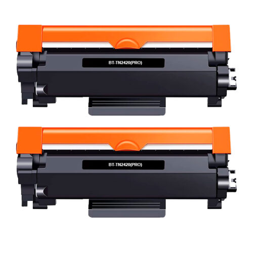 Brother TN2420/TN2410 Negro Pack de 2 Cartuchos de Toner Compatibles