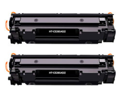 Pack de 2 unidades de cartuchos de tóner compatibles HP CE285A, CE278A, CB435A y CB436A