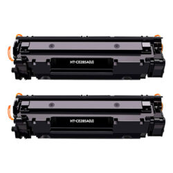 Pack de 2 unidades de cartuchos de tóner compatibles HP CE285A, CE278A, CB435A y CB436A