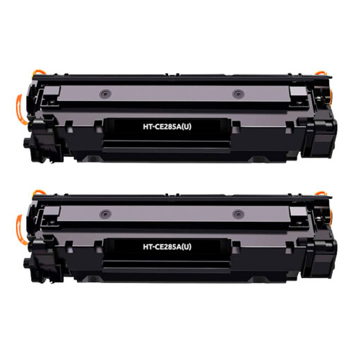 HP CE285A/CE278A/CB435A/CB436A Negro Pack de 2 Toner Compatibles - Reemplaza 85A/78A/35A/36A