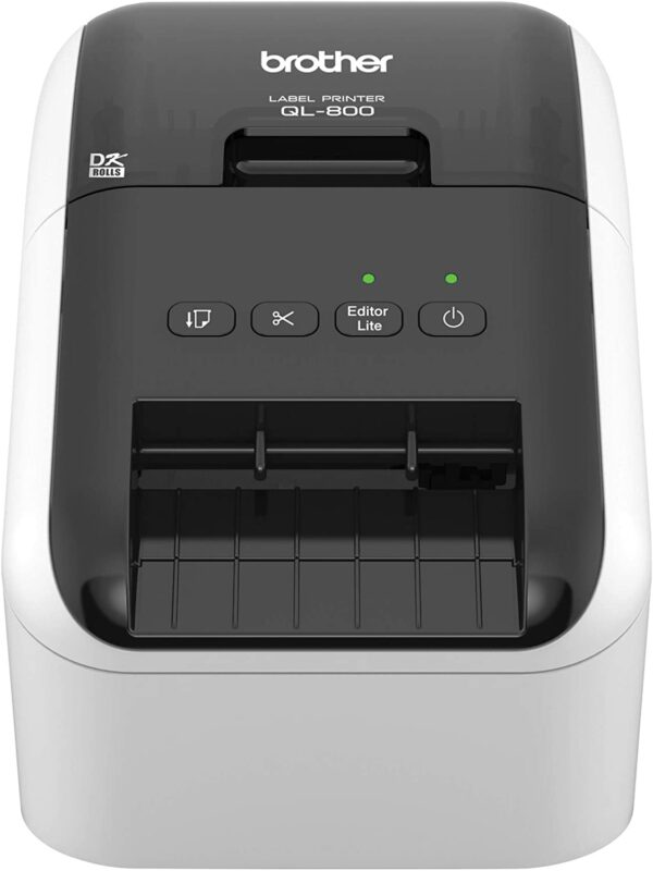 Brother QL800 Impresora Profesional Termica de Etiquetas USB - 93 Etiquetas por min. - Resolucion 300x600ppp - Impresion a Negro y Rojo