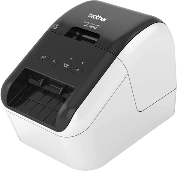 Brother QL800 Impresora Profesional Termica de Etiquetas USB - 93 Etiquetas por min. - Resolucion 300x600ppp - Impresion a Negro y Rojo