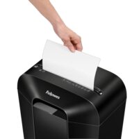 Fellowes LX45 Destructora de Papel Manual Corte en Particulas - Destruye hasta 8 Hojas - 17L