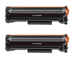 Pack de 2 cartuchos de tóner compatibles HP CF244A (44A) negro para impresoras LaserJet Pro M15 y M28