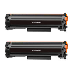 Pack de 2 cartuchos de tóner compatibles HP CF244A (44A) negro para impresoras LaserJet Pro M15 y M28