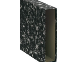 Dohe Archinovo Funda para Archivador de Palanca Formato A4 - Color Negro Jaspeado
