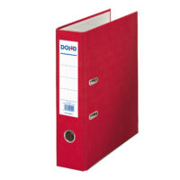 Archivador genérico de palanca Dohe de color rojo para almacenamiento de documentos en formato folio