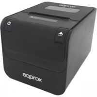 APPPOSPACK4180_3 Approx Pack TPV Cajon Portamonedas + Impresora Termica + Lector de Codigos + Rollos - Color Negro