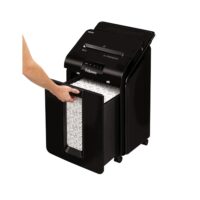 Fellowes AutoMax 100M Destructora de Papel Automatica Minicorte - Alimentacion Automatica 100 Hojas - Ranura Manual 10 Hojas - 23L