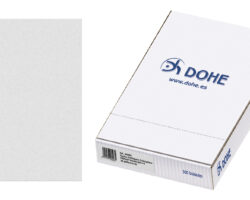 90493 Dohe Caja de 100 Fundas Multitaladro Premium - Formato A4 - 16 Perforaciones - Transparentes