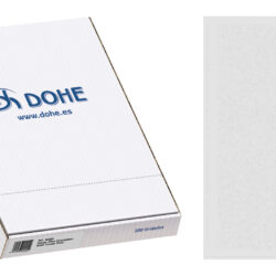 Dohe Caja de 100 Dossiers Uñero Basic - Tamaño Folio - Transparente