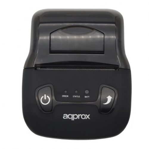 Approx Impresora Termica de Recibos Portatil - Bluetooth, RS-232, USB - Resolucion 203dpi - Velocidad 80mm/s - Corte Manual