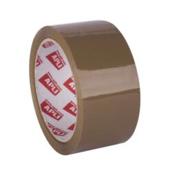 precinto-acrilico-apli-marron-brillante-pp Precinto acrílico Apli marrón de 48mm en polipropileno brillante para embalaje de cajas