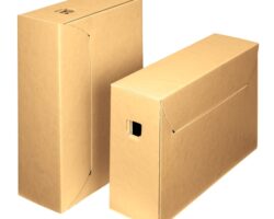 Fellowes Loeffs Pack de 50 Cajas de Archivo Definitivo - Libre de Acido 10 Años - Color Marron