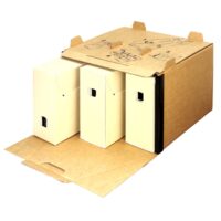 Fellowes Loeffs Pack de 50 Cajas de Archivo Definitivo - Libre de Acido 10 Años - Color Marron