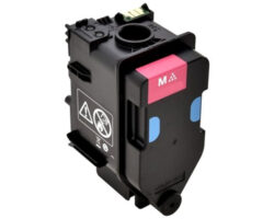 Tóner genérico compatible Konica Minolta TNP81M de color magenta para impresoras de gran formato Bizhub C4000i.