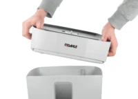 23120-16169_4 Dahle PaperSAFE 120 Destructora de Papel Manual 12L - Destruye hasta 8 Hojas - Corte en Particulas - Apta para Papel y Tarjetas