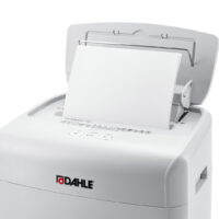 35090-16180_4 Dahle ShredMATIC 90 Destructora de Papel Automatica 23L con Ruedas - Destruye hasta 90 Hojas por Carga - Corte en Particulas - Apta para Papel y Tarjetas