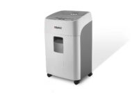 destructora-automatica-dahle-shredmatic-300-gris Destructora de papel automática Dahle ShredMATIC 300 con corte en partículas nivel P-4 y capacidad para 300 hojas