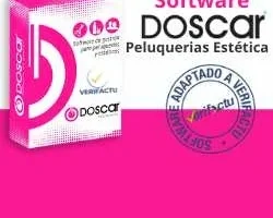 Pantalla de gestión de citas y ventas de Doscar Peluquería adaptado a Verifactu
