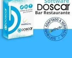 Pantalla de gestión de mesas y comandas de Doscar Hostelería con sistema Verifactu