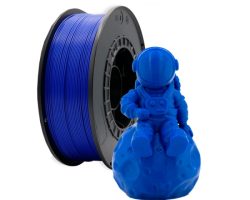 Bobina de filamento PLA Azul Noche de 1.75mm y 1kg para impresora 3D, material termoplástico ecológico de gran rigidez y tono azul oscuro uniforme.