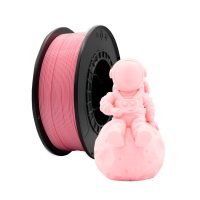 filamento-pla-rosa-crema-1-75mm-1kg Bobina de filamento PLA Rosa Crema de 1.75mm y 1kg para impresora 3D, material termoplástico ecológico de gran rigidez y tono rosa pastel uniforme.