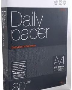 Folios Daily Paper Papel A4 80gr. 210x297mm (500 Hojas) Blanco